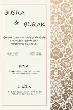 Düğün Davetiyesi 102 03