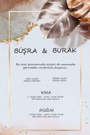 Düğün Davetiyesi 103 01