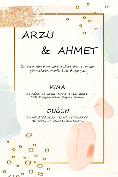 Düğün Davetiyesi 103 02