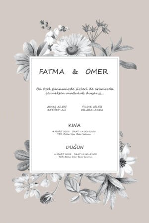 Düğün Davetiyesi 103 06