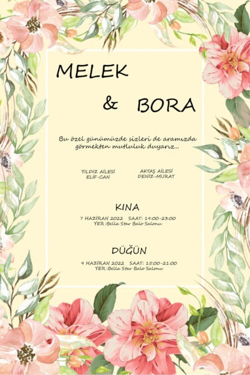 Düğün Davetiyesi 103 07