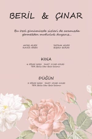 Düğün Davetiyesi 104 04