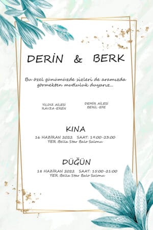 Düğün Davetiyesi 104 09