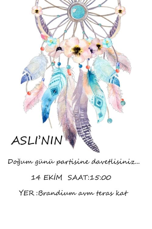 Doğum Günü Davetiyesi 200 02