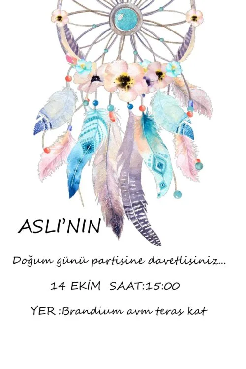Doğum Günü Davetiyesi 200 02