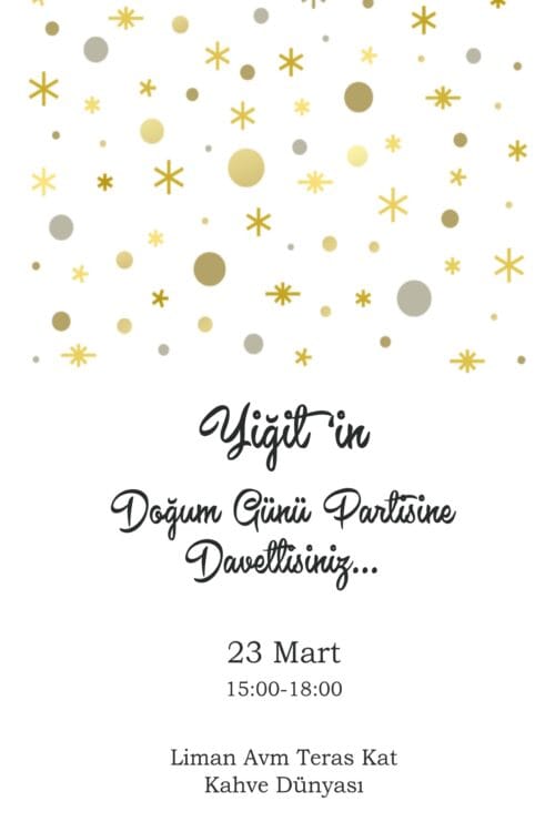Doğum Günü Davetiyesi 200 09
