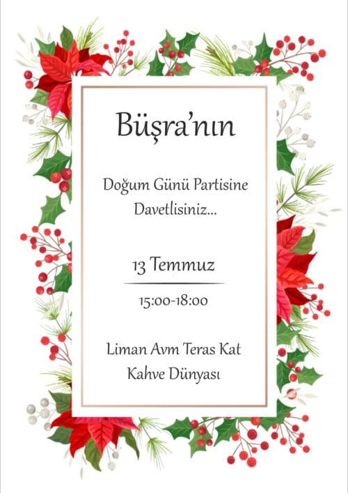 Doğum Günü Davetiyesi 201 02