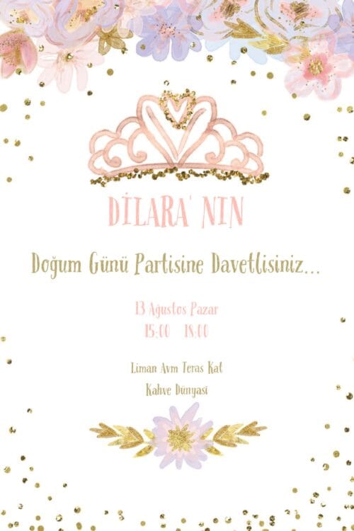 Doğum Günü Davetiyesi 204 04