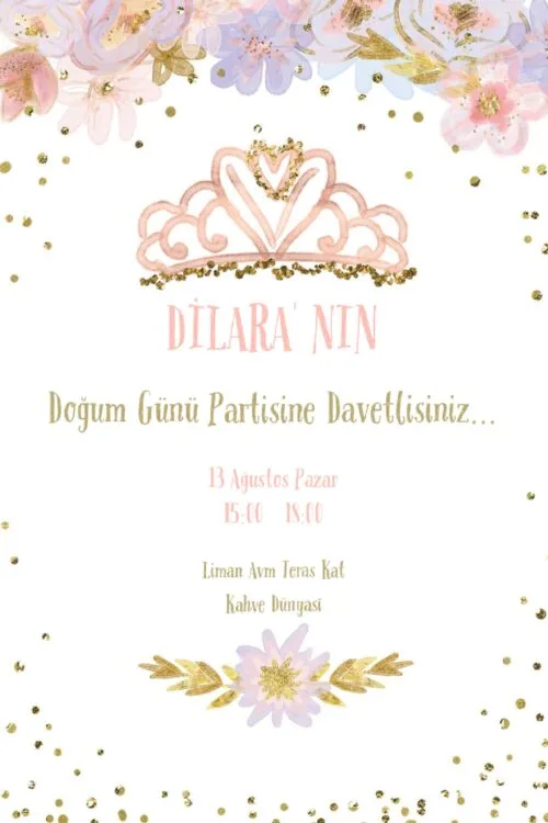 Doğum Günü Davetiyesi 204 04