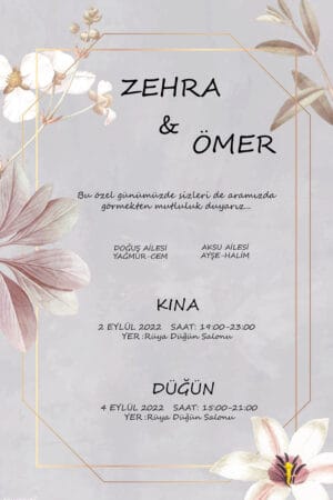 Düğün Davetiyesi 106 04