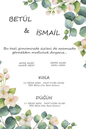 Düğün Davetiyesi 107 03