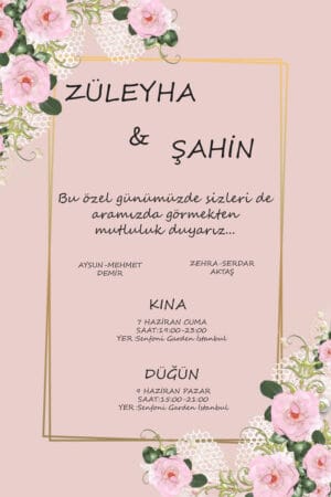 Düğün Davetiyesi 108 02
