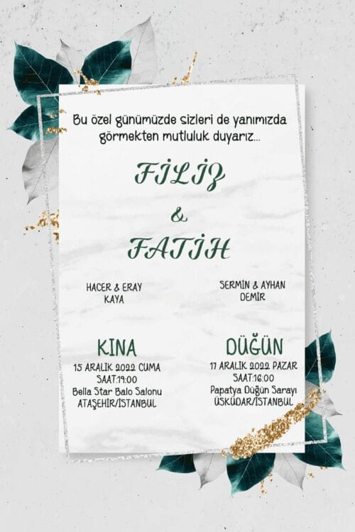 Düğün Davetiyesi 109 08