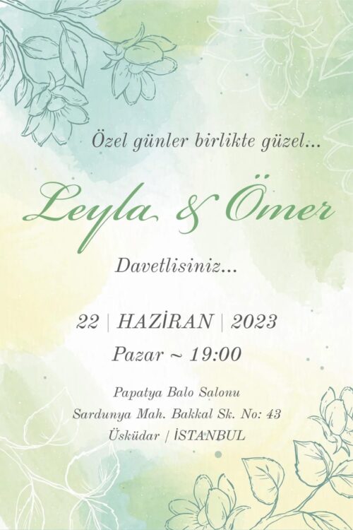 Düğün Davetiyesi 112 03