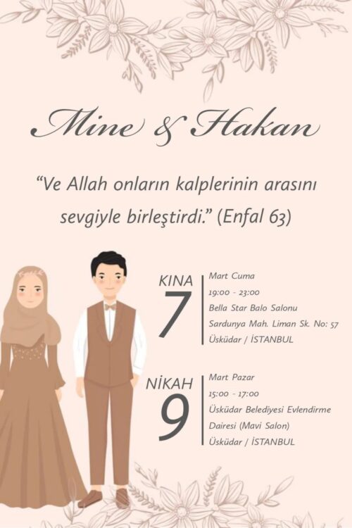 Düğün Davetiyesi 112 05