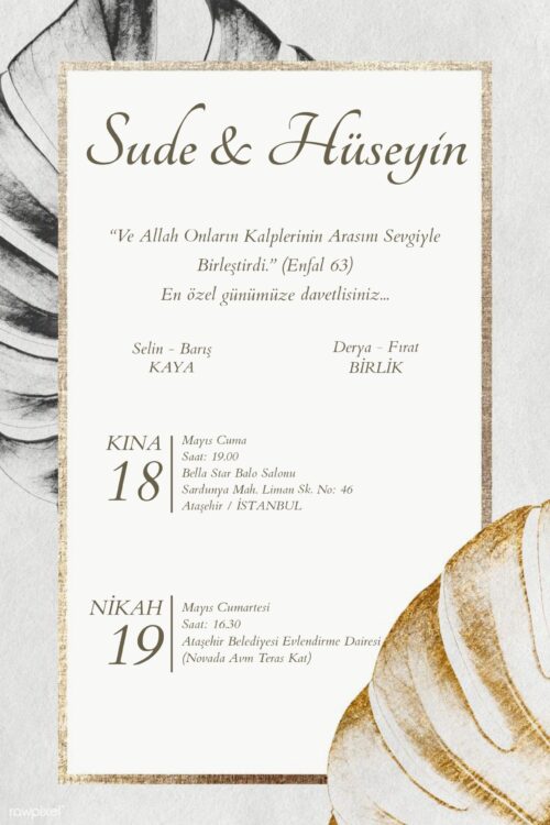 Düğün Davetiyesi 113 03