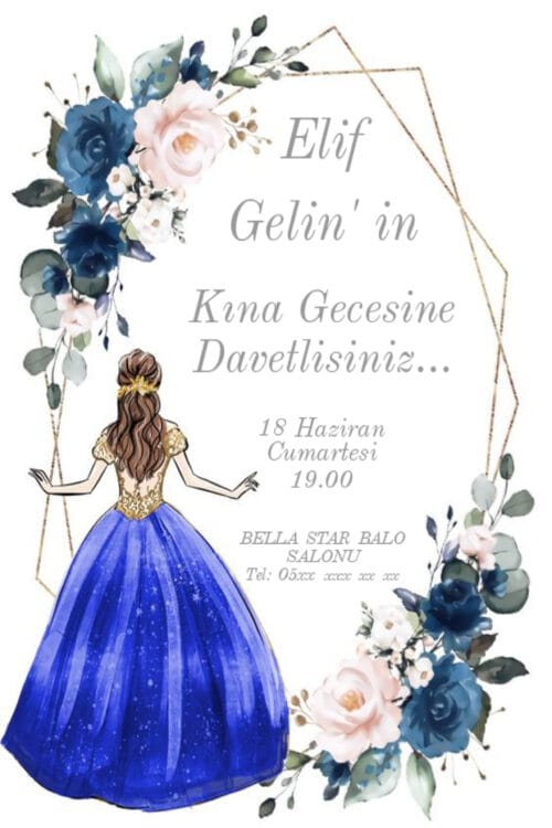 Kına Davetiyesi 300 01