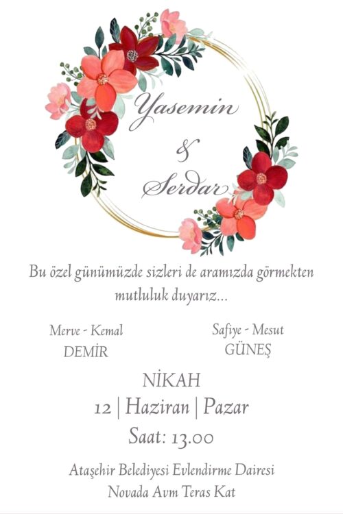 Düğün Davetiyesi 113 05