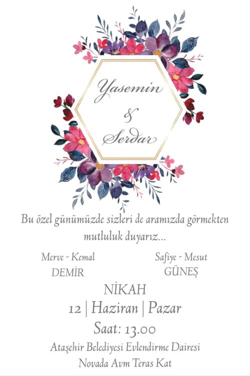 Düğün Davetiyesi 113 08