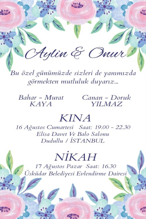 Düğün Davetiyesi 114 03