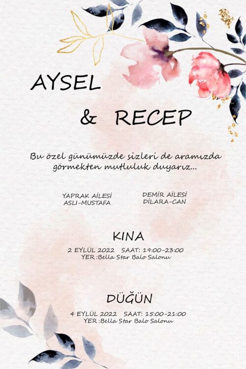 Düğün Davetiyesi 105 08