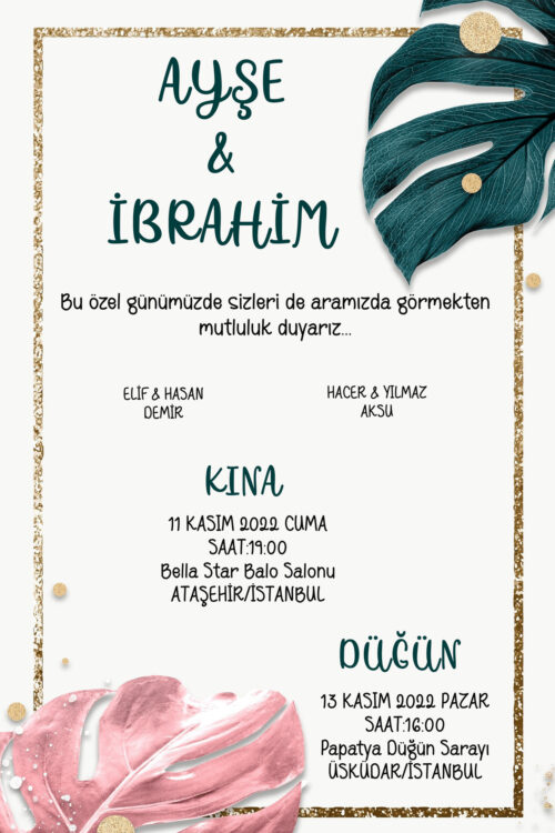 Düğün Davetiyesi 109 04