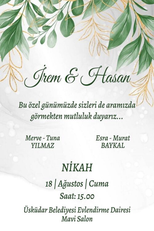 Düğün Davetiyesi 113 09