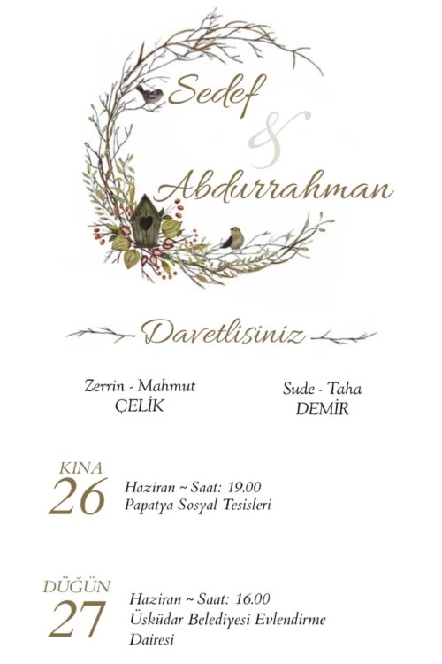 Düğün Davetiyesi 114 05