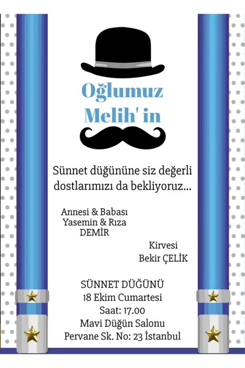 Sünnet Davetiyesi 400 02