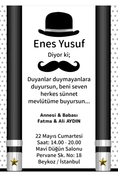 Sünnet Davetiyesi 400 05