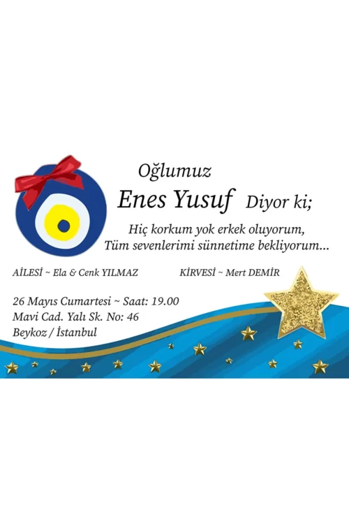 Sünnet Davetiyesi 400 06