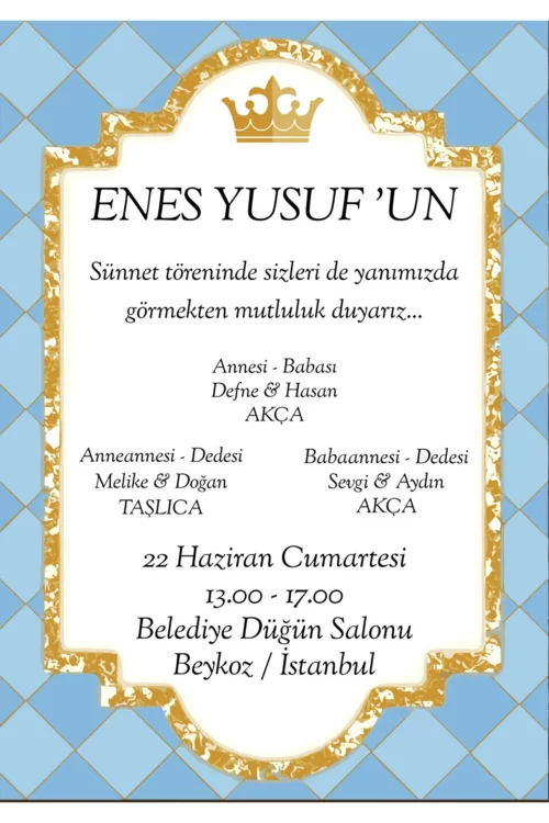 Sünnet Davetiyesi 400 09