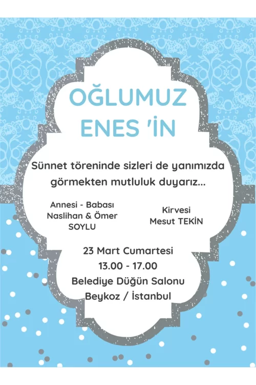 Sünnet Davetiyesi 401 01