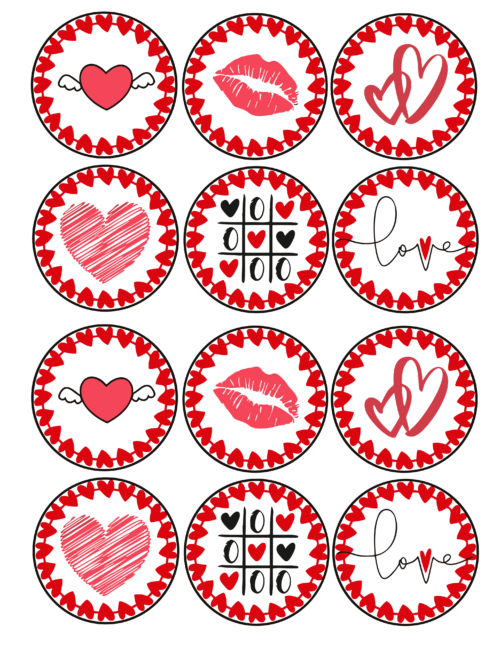 Kalpli Yuvarlak Sticker 1