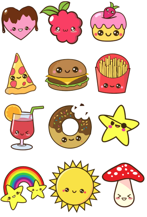 Sevimli Atıştırmalıklar Sticker