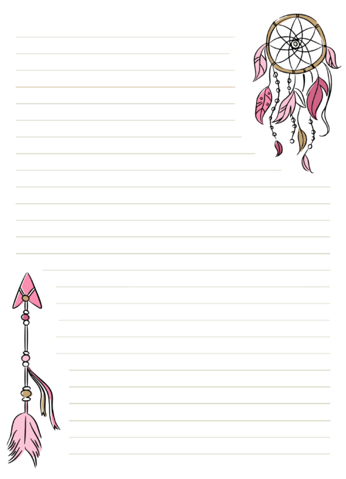 Rüya Kapanı Resimli Not Sayfası (25 Sayfa)