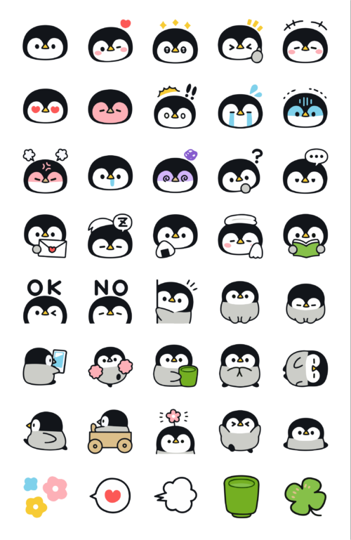 Penguen Emoji Sticker