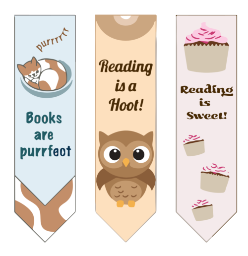 3'lü Sevimli Kitap Ayracı