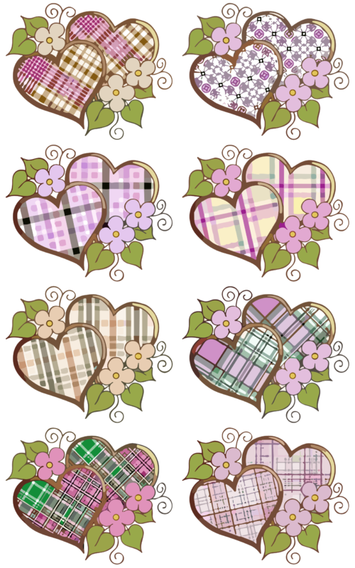 Desenli Kalp Sticker 2