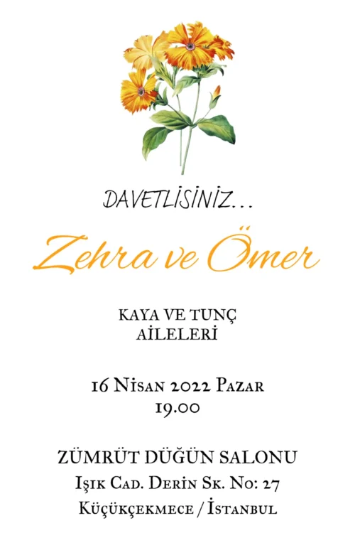 Düğün Davetiyesi 116 06