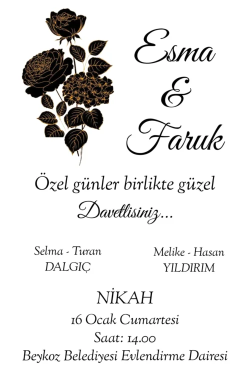 Düğün Davetiyesi 117 04