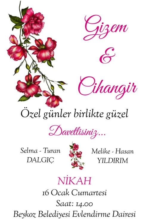 Düğün Davetiyesi 118 04