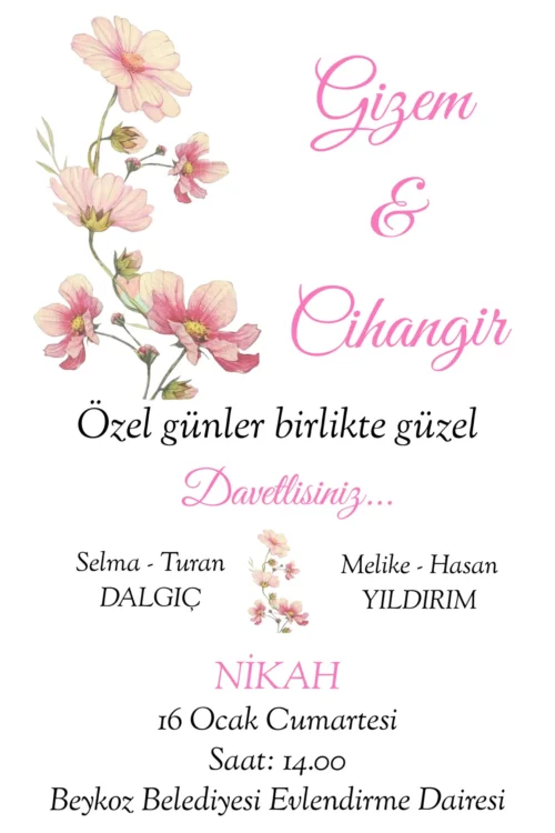 Düğün Davetiyesi 118 05