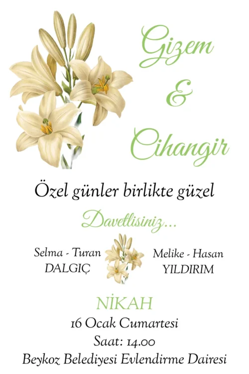 Düğün Davetiyesi 118 06