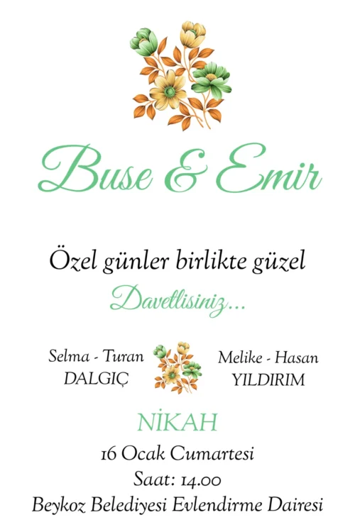 Düğün Davetiyesi 119 02