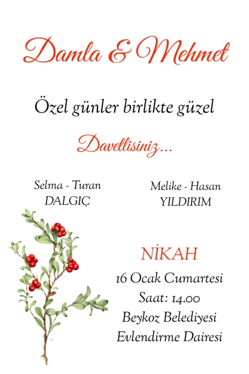 Düğün Davetiyesi 120 01