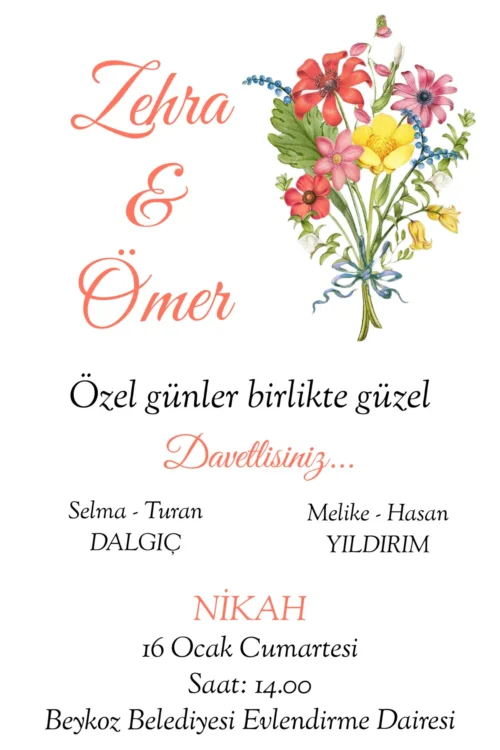 Düğün Davetiyesi 120 03