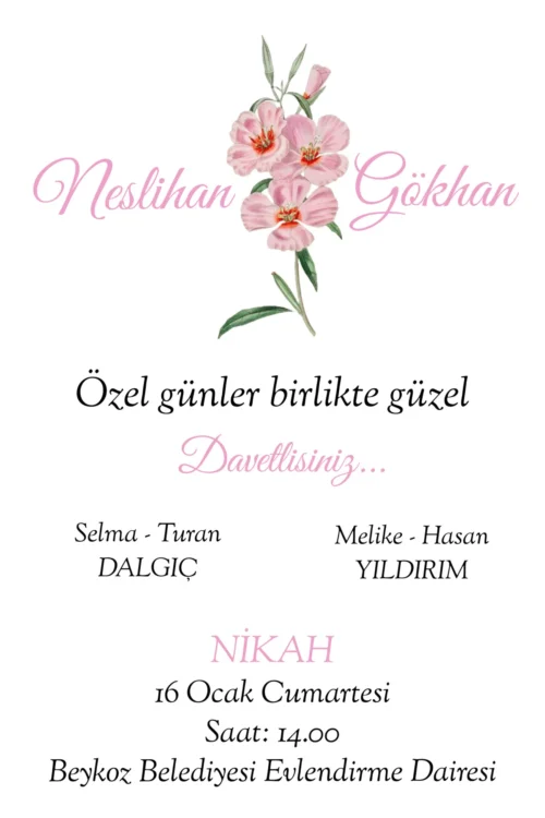 Düğün Davetiyesi 120 04