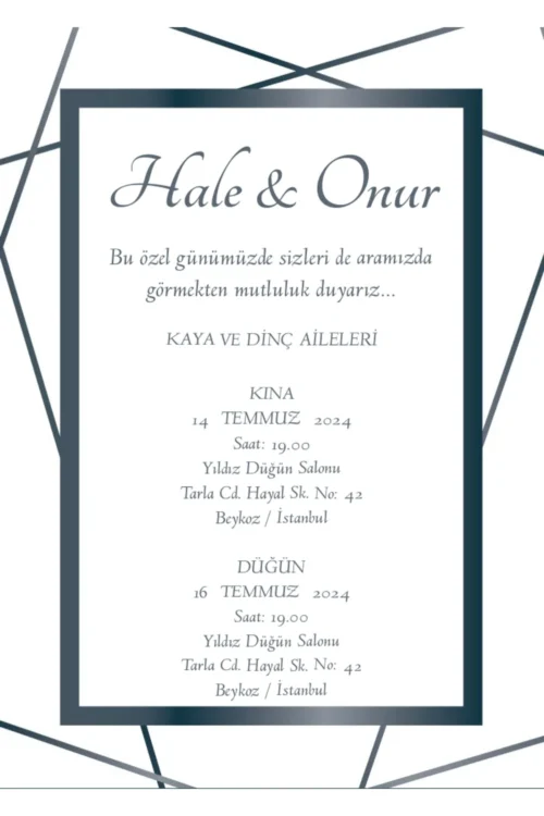 Düğün Davetiyesi 120 08