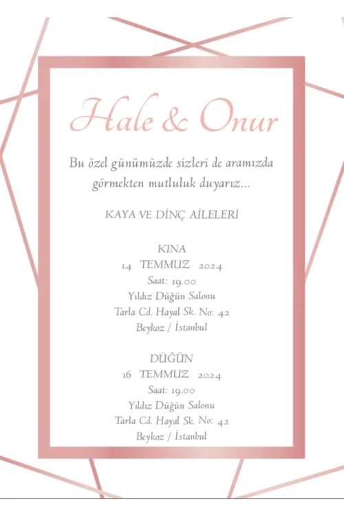 Düğün Davetiyesi 120 09